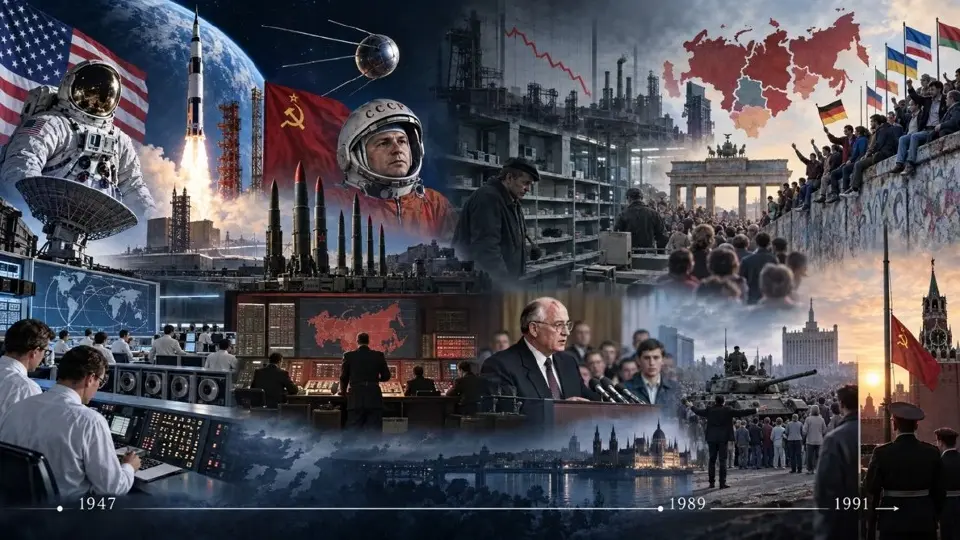 ภาพที่ 1 ช่วงยุคสงครามเย็น 1947-1991