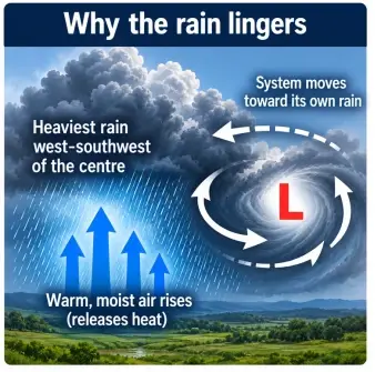 ไขปริศนา ฝนถล่มไทยต่อเนื่อง “หย่อมความกดอากาศต่ำ” มาจากไหน