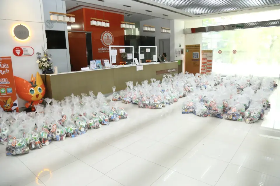 MEA จัดถุงยังชีพ 400 ชุด เร่งส่งต่อผู้ประสบภัย พร้อมดูแลไฟฟ้า