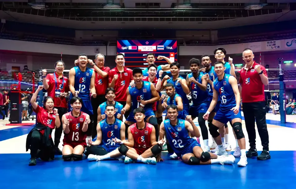 ถ่ายทอดสด วอลเลย์บอลชาย ทีมชาติไทย พบ เกาหลีใต้ ในศึกชิงแชมป์เอเชีย AVC Men's Volleyball Continental 2026 ดูสดฟรีช่อง MONOMAX SPORTS TV