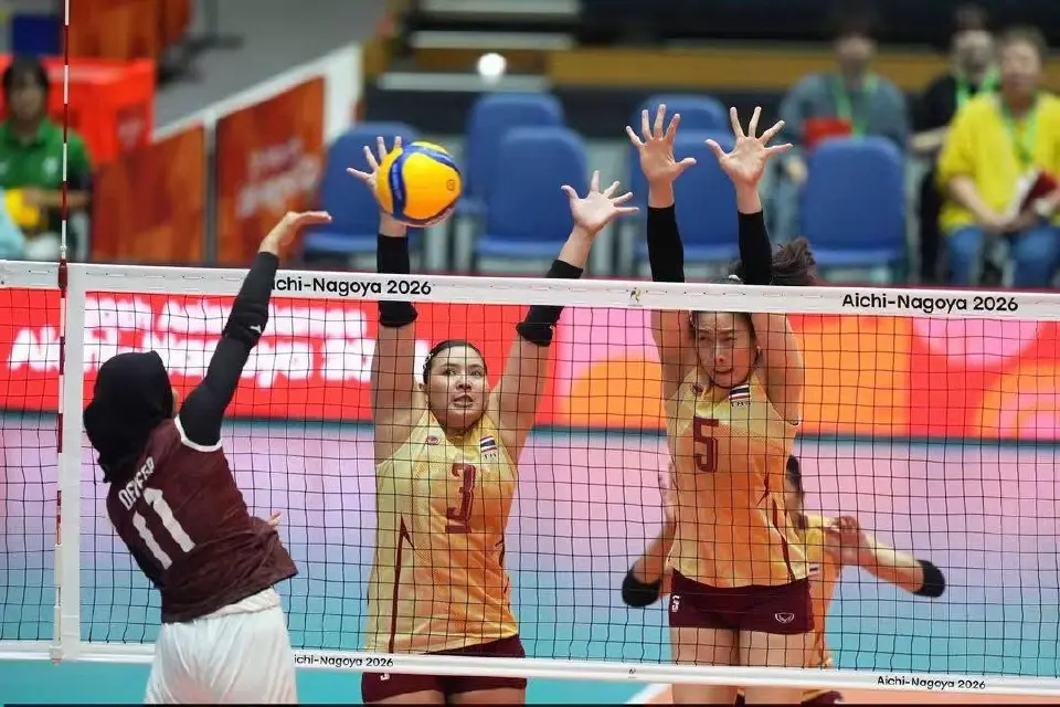 วอลเลย์บอลหญิงไทยทุบอินโดนีเซีย 3 เซตรวด ลิ่วรอบรองชนะเลิศ เอเชียนเกมส์ 2026