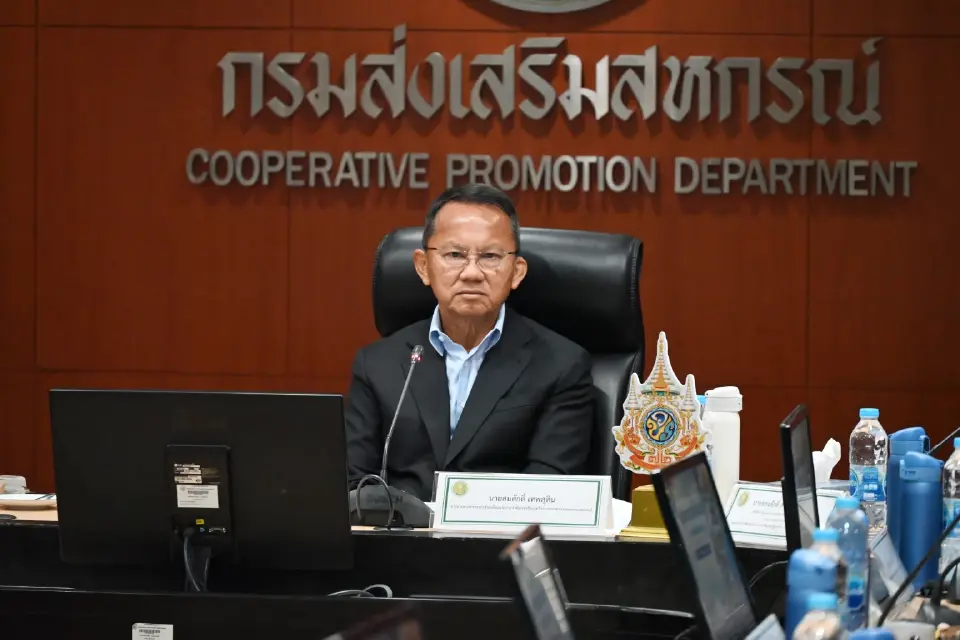 นายสมศักดิ์ เทพสุทิน  ประธานกรรมการคณะกรรมการขับเคลื่อนนโยบายสำคัญของรัฐมนตรีว่าการกระทรวงเกษตรและสหกรณ์ ลงพื้นที่ตรวจเยี่ยมกรมส่งเสริมสหกรณ์