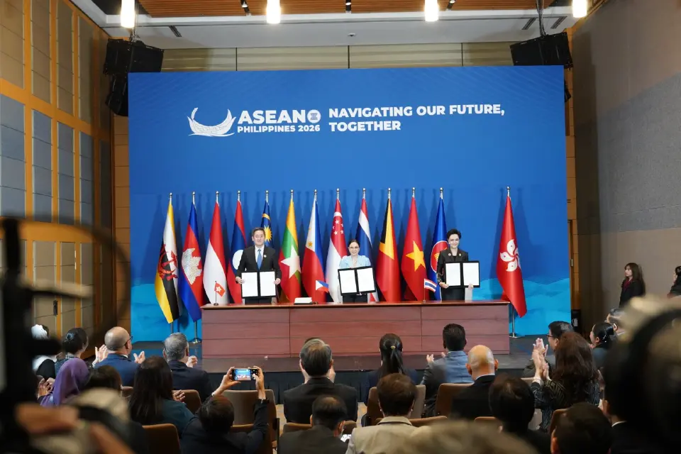 การลงนามพิธีสารความตกลงด้านการลงทุนอาเซียน-ฮ่องกง (ASEAN-Hong Kong, China Investment Agreement: AHKIA)