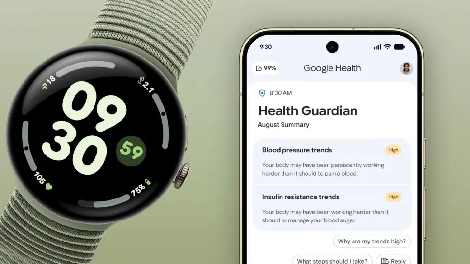 Google เปิด Health Guardian บน Pixel Watch ติดตามแนวโน้มสุขภาพผ่านแอป
