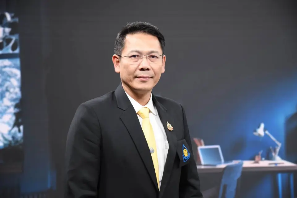 นายฐนโรจน์ วรรัฐประเสริฐ ผู้อำนวยการศูนย์อำนวยการน้ำแห่งชาติ สทนช. ในฐานะรองโฆษก สทนช. 