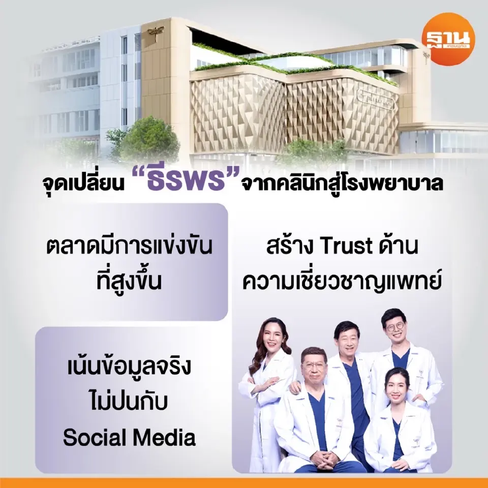 จุดเปลี่ยน “ธีรพร” จากคลินิกสู่โรงพยาบาล
