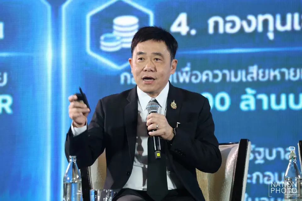นายแพทย์รุ่งเรือง กิจผาติ แทน เลขาธิการสำนักงานปรมาณูเพื่อสันติ ในงาน BIG ISSUE : PDP 2026 ENERGY GREEN POWER "พลิกโฉมพลังงานไทย สู่ฐานการผลิตสีเขียว" ที่ ห้อง Grand Ballroom โรงแรมเรเนซองส์ กรุงเทพ ราชประสงค์