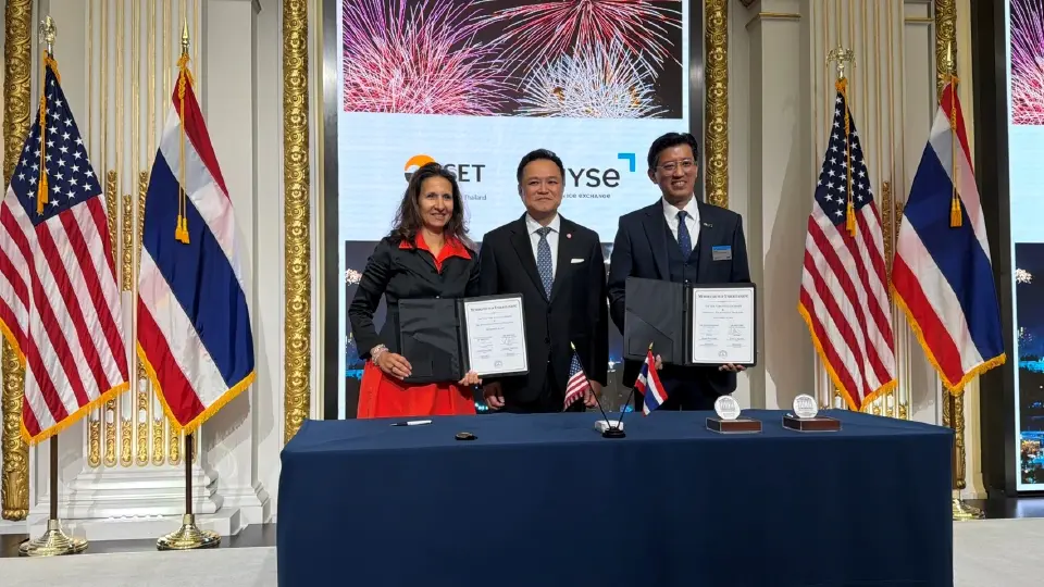 ตลท.ลงนาม MOU กับ NYSE วางกรอบ Dual Listing พัฒนา ETF และผลิตภัณฑ์ร่วมกัน เชื่อมตลาดทุนไทย–สหรัฐฯ เพิ่มทางเลือกระดมทุนให้บริษัทไทยและโอกาสลงทุนข้ามตลาด