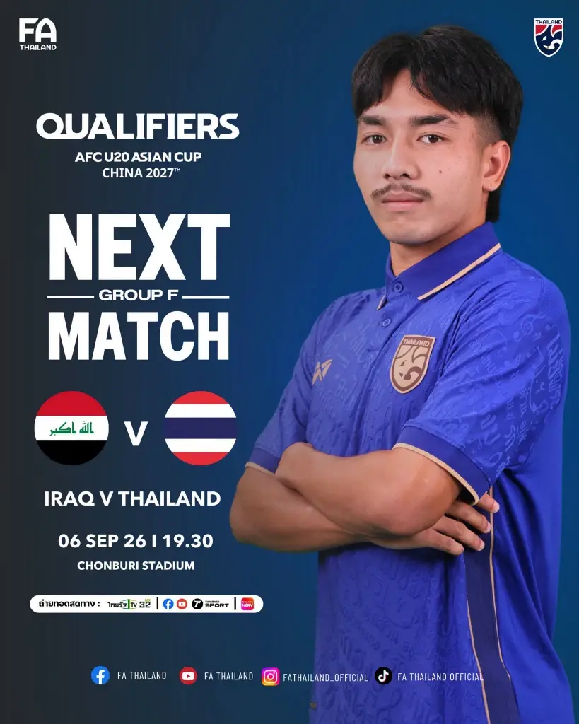 โปรแกรมการแข่งขันฟุตบอลชายทีมชาติไทย รุ่นอายุไม่เกิน 20 ปี ในรายการ AFC U20 Asian Cup 2027 Qualifiers