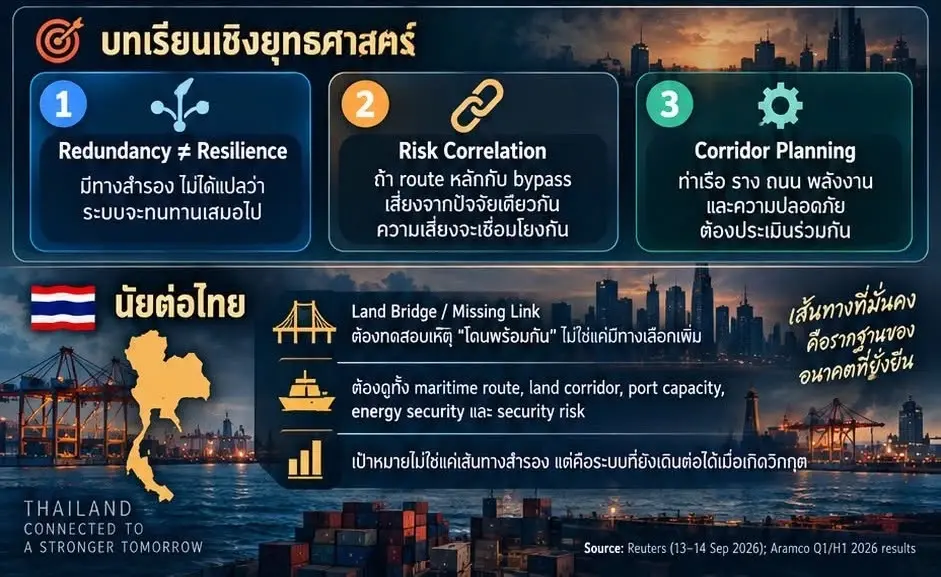ถอดบทเรียนตะวันออกกลาง มองโลจิสติกส์ไทย
