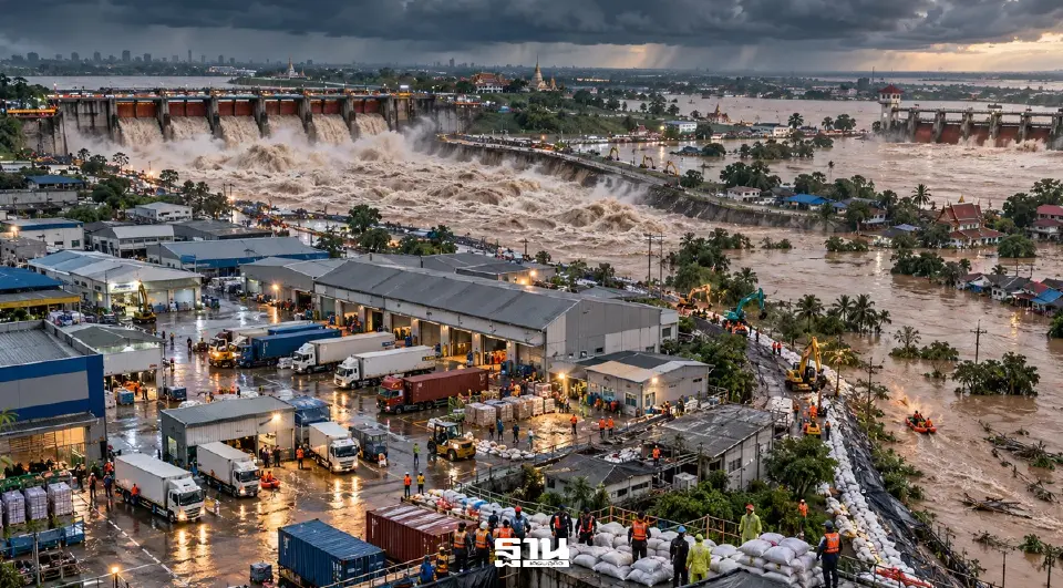 น้ำท่วมกระทบภาคผลิต 1,018 ล้าน ส.อ.ท.เร่งรัฐช่วยโรงงาน-เติมสภาพคล่อง-ฟื้นเครื่องจักร