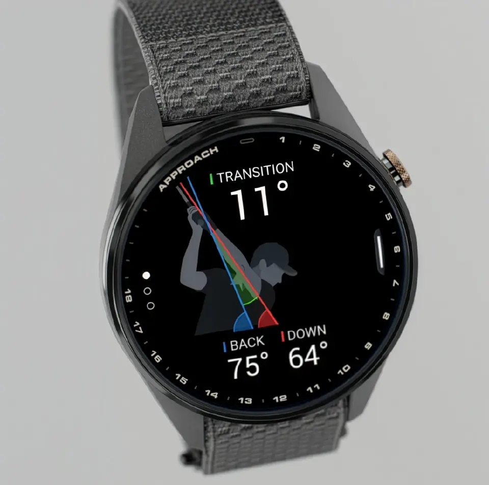 Garmin Approach S72 สมาร์ทวอทช์นักกอล์ฟ วิเคราะห์วงสวิง อ่านไลน์กรีน