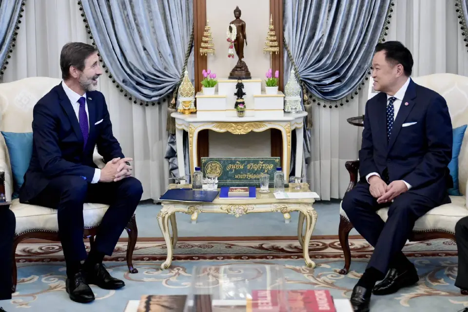 นายยูไร บลานาร์ (Juraj Blanár) รัฐมนตรีว่าการกระทรวงการต่างประเทศและกิจการยุโรป สาธารณรัฐสโลวัก เข้าเยี่ยมคารวะนายอนุทิน ชาญวีรกูล นายกรัฐมนตรี ในโอกาสเดินทางเยือนไทยอย่างเป็นทางการ