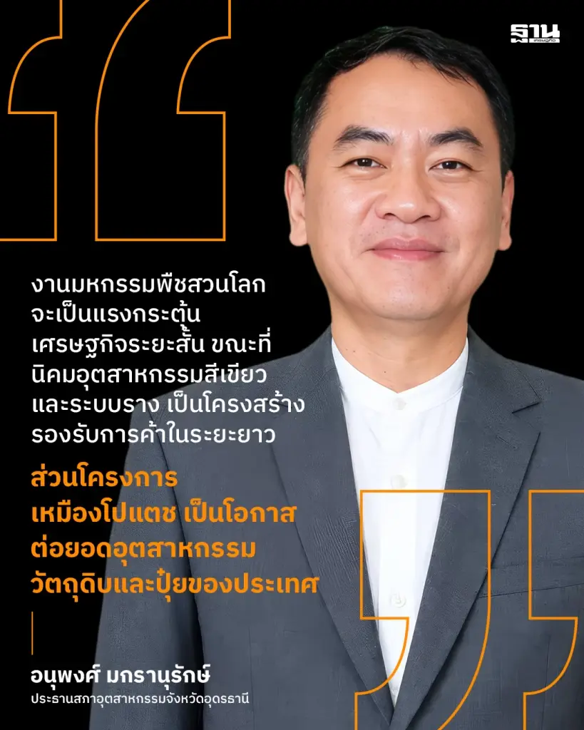 นายอนุพงศ์ มกรานุรักษ์”  ประธานสภาอุตสาหกรรมจังหวัดอุดรธานี 