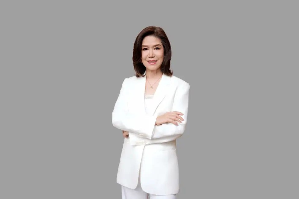 นางนุสรา (อัสสกุล) บัญญัติปิยพจน์ ประธานเจ้าหน้าที่บริหารและกรรมการผู้จัดการ บริษัท ไทยสมุทรประกันชีวิต จำกัด (มหาชน)