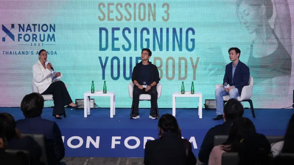 เวที ‘The 100 Year Life อายุ 100 ปี ออกแบบได้’ ภายในงาน Nation Forum 2027 Thailand’s Agenda 