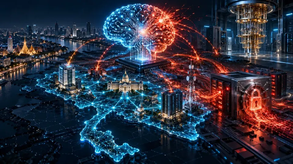 AI ขึ้นแท่นความเสี่ยงไซเบอร์อันดับ 1 ไทย จับตาภัยควอนตัม