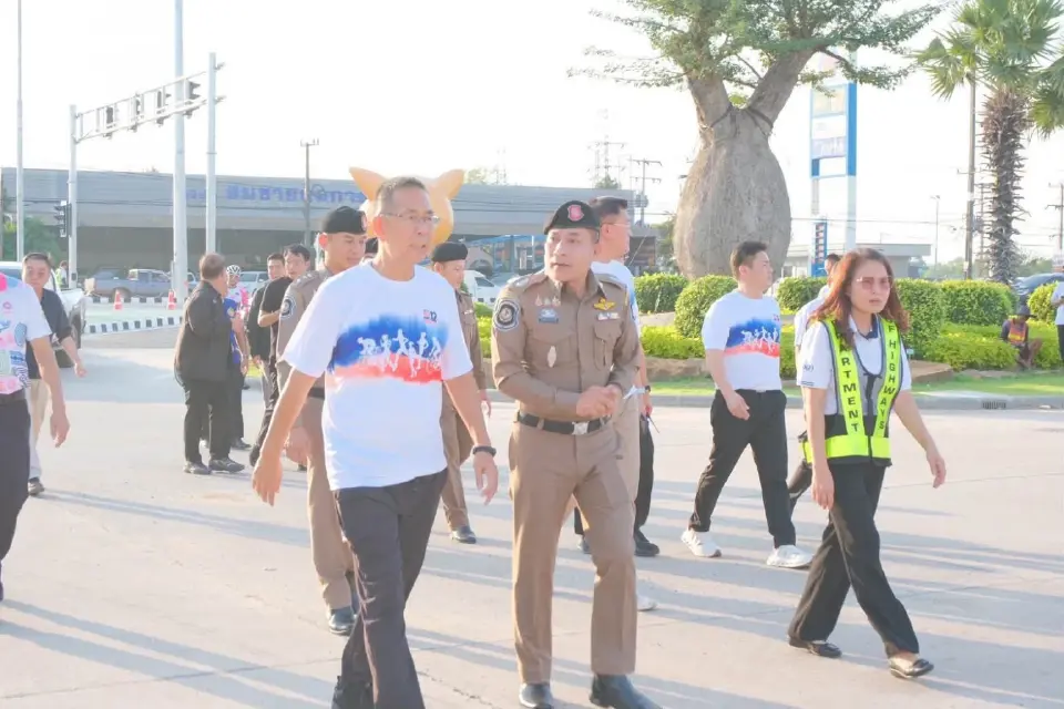 นายชัยวัฒน์ ชื่นโกสุม ผู้ว่าราชการจังหวัดอุดรธานี ลงพื้นที่ตรวจงานมหกรรมพืชสวนโลก