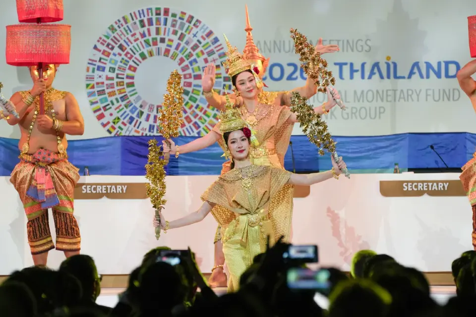 การแสดงในพิธีเปิดการชุม IMF–World Bank Annual Meetings 2026