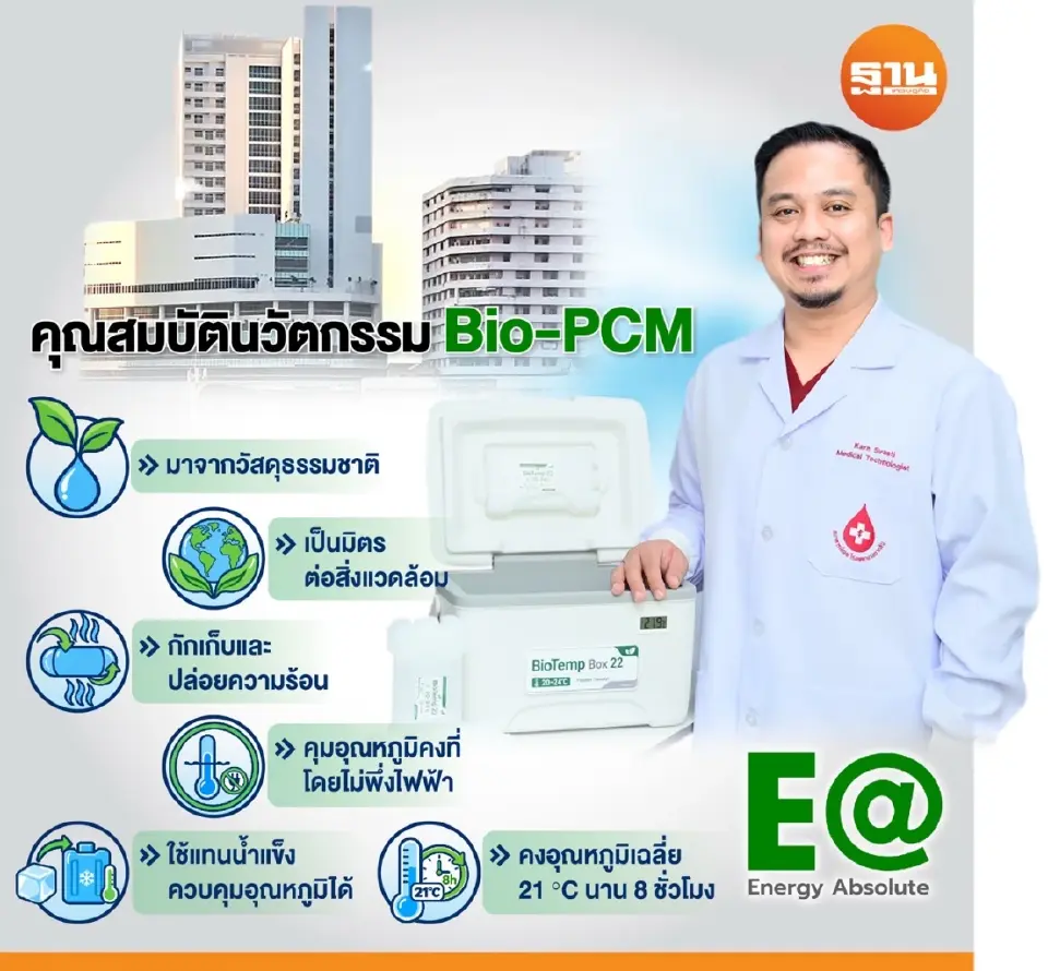 คุณสมบัตินวัตกรรม Bio-PCM