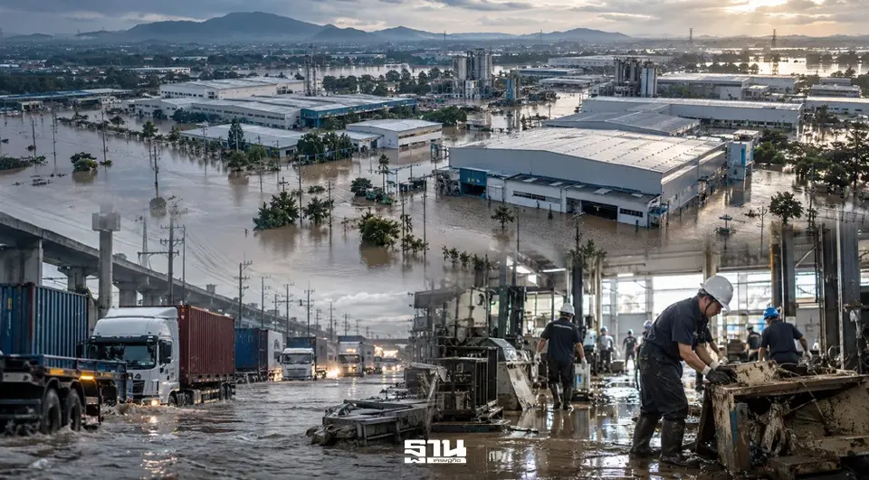 น้ำท่วมปี 69 ทุบภาคอุตสาหกรรมเสียหาย 7,000 ล้าน ผู้ประกอบการกว่า 2,000 รายอ่วม