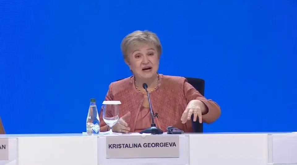 คริสตาลินา จอร์จีวา กรรมการผู้จัดการกองทุนการเงินระหว่างประเทศ (IMF) 