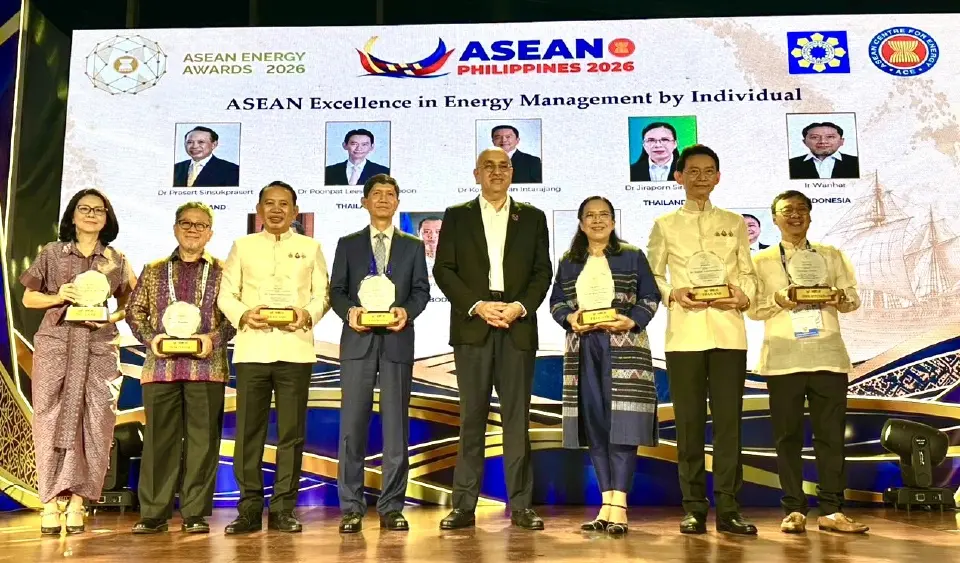 ‘จิราพร’ คว้ารางวัลผู้นำพลังงานอาเซียน 2026 ชูบทบาทไทยขับเคลื่อน Energy Transition