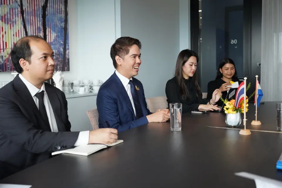 นายวีระพงษ์ ประภา ผู้แทนการค้าไทย ได้หารือกับนาย Sjoerd Sjoerdsma รัฐมนตรีว่าการกระทรวงการค้าต่างประเทศและความร่วมมือเพื่อการพัฒนาแห่งราชอาณาจักรเนเธอร์แลนด์