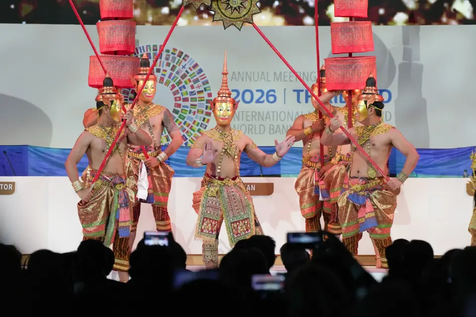 การแสดงในพิธีเปิดการชุม IMF–World Bank Annual Meetings 2026