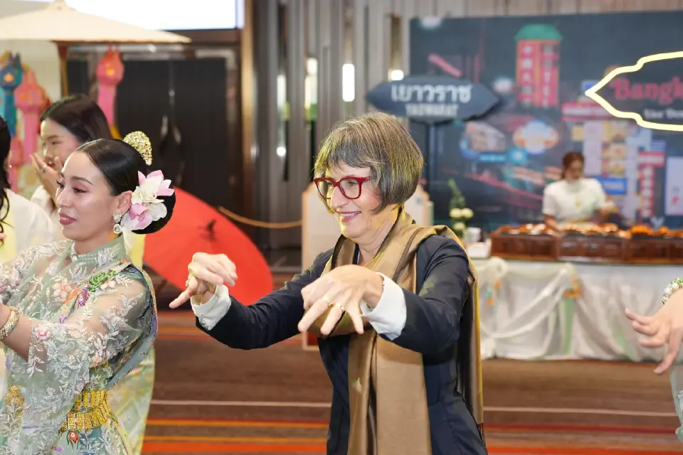 สยามพิวรรธน์ ร่วมต้อนรับคู่สมรสรัฐมนตรีว่าการกระทรวงการคลังและผู้ว่าการธนาคารกลาง