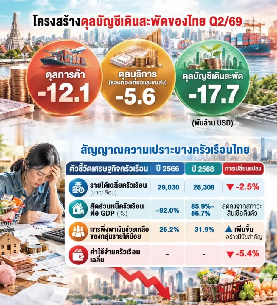 เจาะลึก “ท่องเที่ยวไทย” เข้าสู่สภาวะถดถอย GDP โตต่ำ กู้เศรษฐกิจต้องแก้เกมใหม่