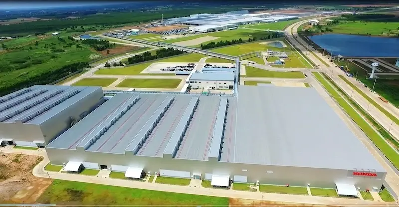  โรงงาน ฮอนด้า ออโตโมบิล ประเทศไทย จ.ปราจีนบุรี