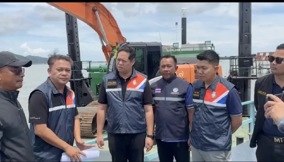 สรรเพชญ บุญญามณี รมว.คมนาคม เร่งเปิดทางน้ำ 3 คลอง ในพื้นที่จังหวัดสงขลา รับฤดูฝน