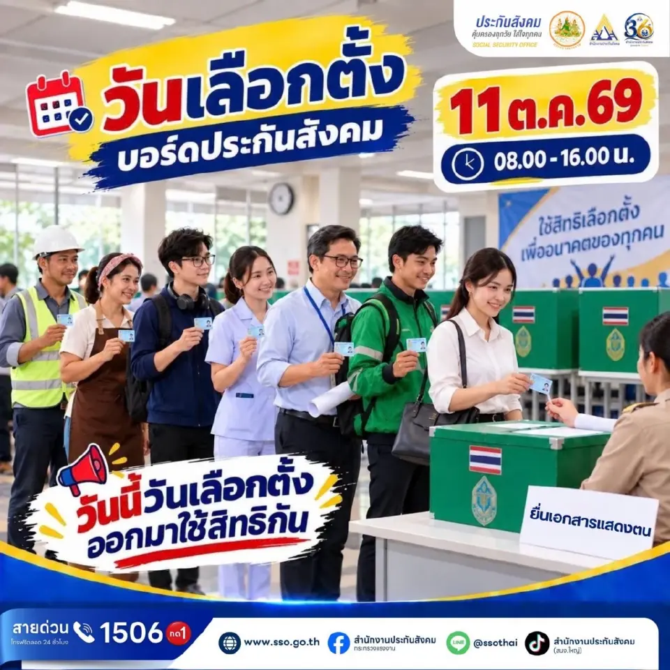 เลือกตั้งบอร์ดประกันสังคม 2569