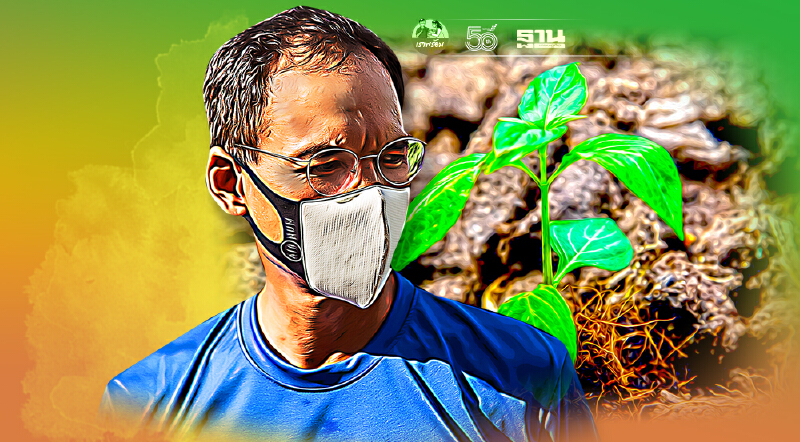 “กรณ์” เปิด "ศูนย์กล้าดูแล" พร้อมปลูกฟ้าทะลายโจร ช่วยชุมชนเทพลีลา