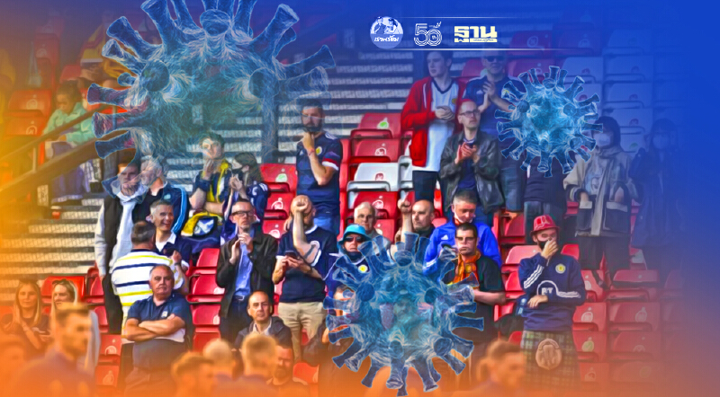 "ยูโร 2020" แฟนบอลสกอตแลนด์เกือบ 2000 คนติดเชื้อโควิด-19