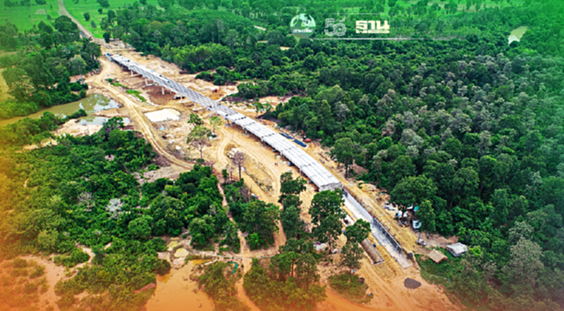 กรมทางหลวงชนบท เร่งสร้างสะพานข้ามลำชีเชื่อมสุรินทร์-บุรีรัมย์ กรมทางหลวงชนบท เร่งสร้างสะพานข้ามลำชีเชื่อมสุรินทร์-บุรีรัมย์