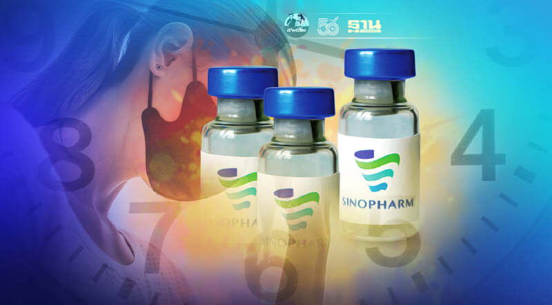 ราชวิทยาลัยจุฬาภรณ์ สรุปยอดองค์กร-นิติบุคคลที่จองวัคซีนซิโนฟาร์ม ระยะ 2