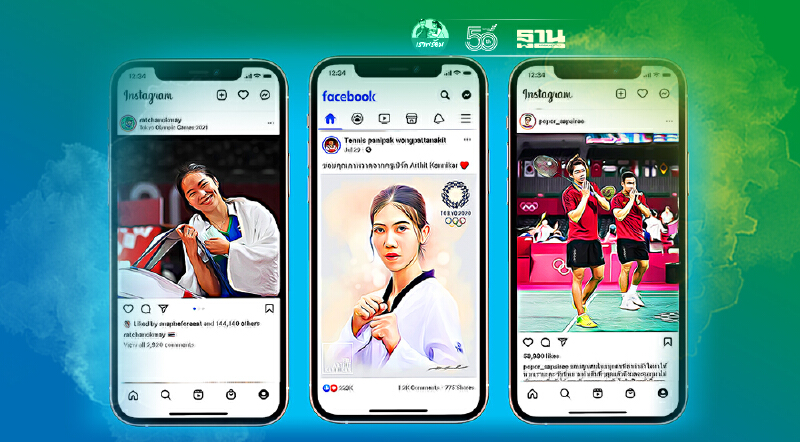 Facebook- Instagram เผยสถิติน่าสนใจส่งท้ายโตเกียวโอลิมปิกเกมส์