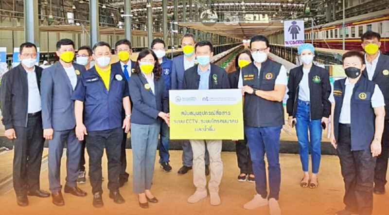 รมว. ดีอีเอส จับมือ NT หนุนระบบสื่อสารโทรคมนาคมศูนย์พักคอยสถานีกลางบางซื่อ รมว. ดีอีเอส จับมือ NT หนุนระบบสื่อสารโทรคมนาคมศูนย์พักคอยสถานีกลางบางซื่อ