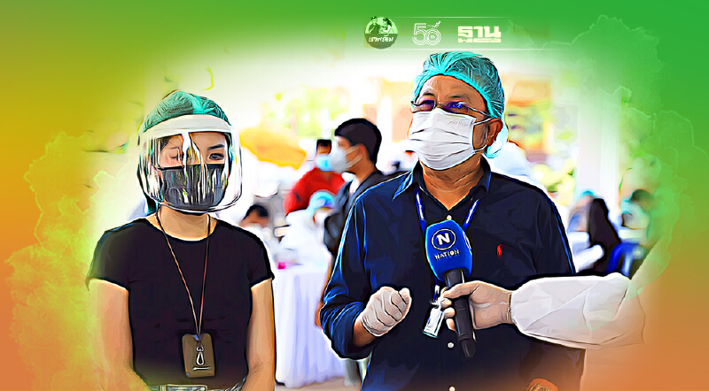 “มาดามเดียร์-ศิริพงษ์"ลงพื้นที่หนองจอกตรวจเชิงรุกโควิด-19 