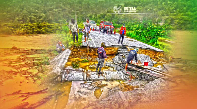 เปิดภาพความเสียหาย น้ำป่าซัด ลำปาง หลังฝนตกหนักต่อเนื่องใน 3 อำเภอ