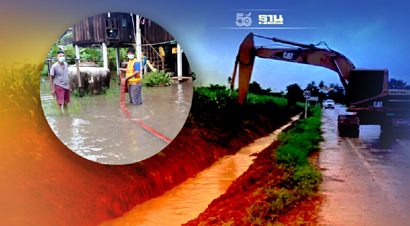 ทช. ช่วยบรรเทาอุทกภัย  “พิษณุโลก-ลพบุรี “ ตั้งเครื่องสูบน้ำ ขุดลอก