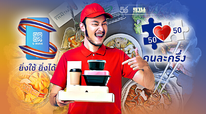 คลัง เปิด 4 ขั้นตอนใช้ “คนละครึ่ง” “ยิ่งใช้ยิ่งได้” ผ่านฟู้ดเดลิเวอรี่