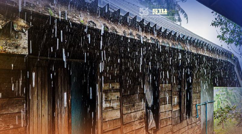 กรมอุตุฯ เตือนร่องมรสุมพาดผ่าน 54 จว.มีฝนตกหนักบางแห่ง กทม.อ่วมฝนร้อยละ80