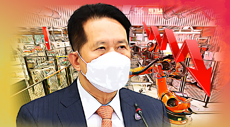 โควิดฉุดดัชนีเชื่อมั่นอุตสาหกรรมเดือน ส.ค. ดิ่งต่ำสุดรอบ 16 เดือน