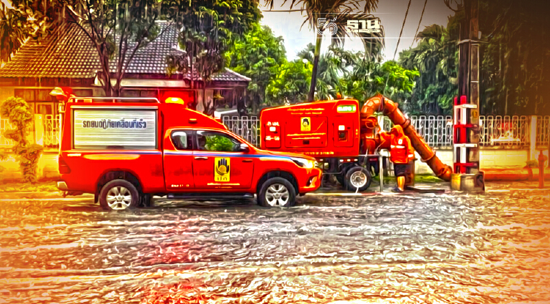 ปภ.รายงานน้ำท่วม 17 จังหวัด ได้รับผลกระทบ 1.6 หมื่นครัวเรือน