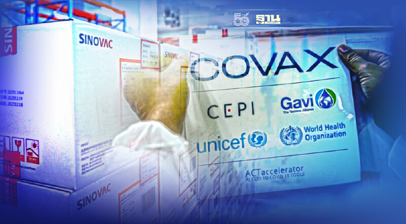 WHO เตรียมส่ง ซิโนแวค - ซิโนฟาร์ม 100 ล้านโดสให้ประเทศกำลังพัฒนาสิ้นเดือนนี้