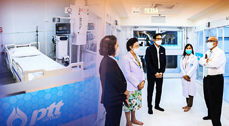 "สุพัฒนพงษ์" ตรวจความพร้อม รพ.สนาม ICU ผู้ป่วยโควิดระดับสีแดง