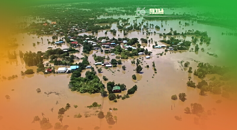 โคราชสู้น้ำท่วม"พิมาย"ระดมเปิดทางลำสะแทดรับมวลน้ำ"ลำเชียงไกร"